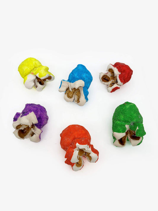 Mixed Coloured Popcorn Set of Six by Madeleine Child (MC1777)