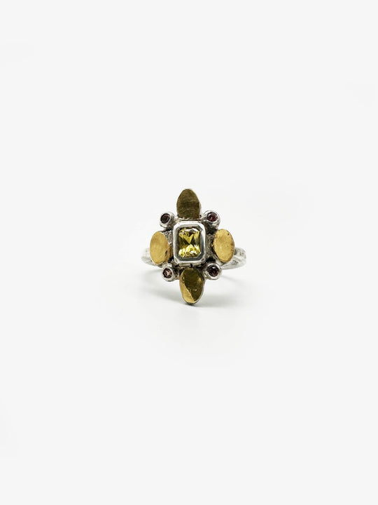 Fleurette Yellow Sapphire Ring (PB511)