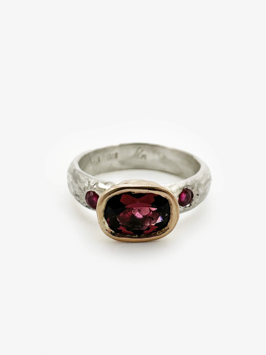 Garnet Chalice Ring (PB541)