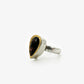 African Garnet Pear Ring (PB549)