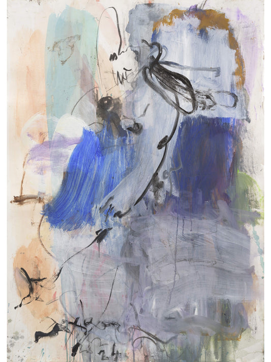 Parisian Girl In Blue