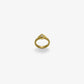 Square Top Gold Ring with Diamond