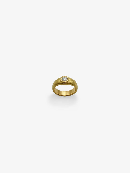 Gold Ring with Diamond