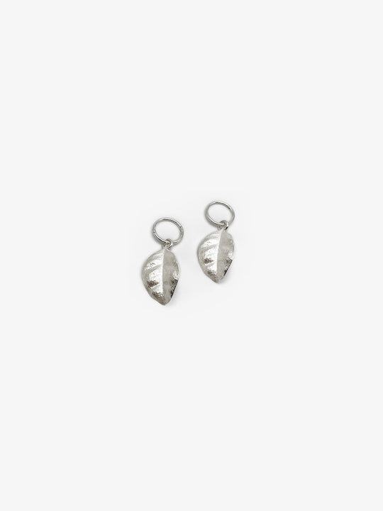 Ramarama Leaf Hoop Earrings