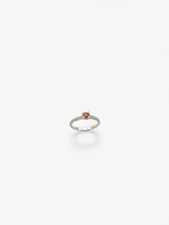 Droplet Ring with Spessartine Garnet