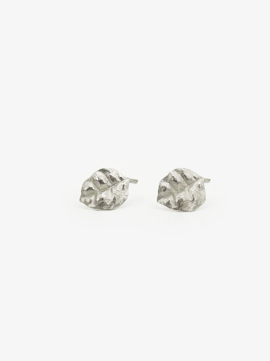 Ramarama Leaf Studs Sterling Silver (SD264)