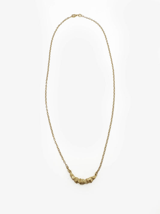 Boulder Necklace - Gold Plated