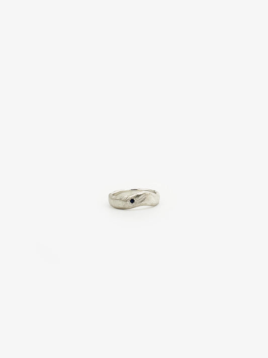 Wide Fitted Mountain Band - Blue Sapphire (SD288)