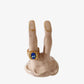 Jewelled double finger with ring