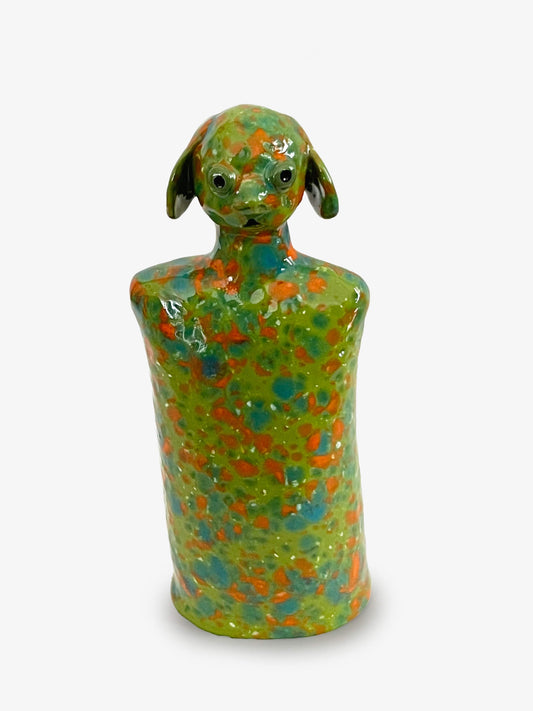 Little Green Crystal Dog