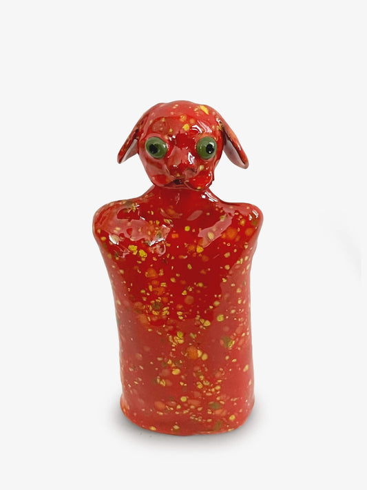 Little Orange Crystal Dog