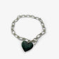 Pounamu Big Green Heart Necklace