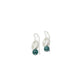 Moss Agate and Silver Earrings (ES125)