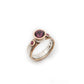 Medieval Chloris Ring with Plum Spinel