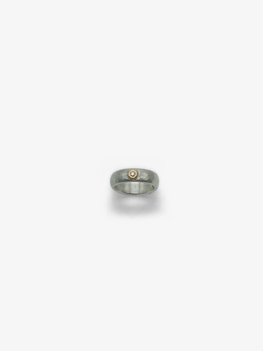 Silver and Diamond Ring (RB620)