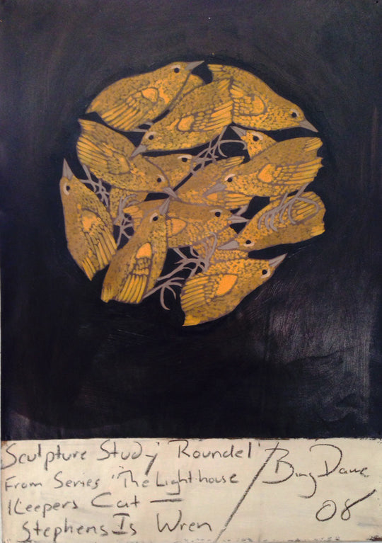 Sculpture Study - 'Roundel', Series the Lighthouse Keeper's Cat